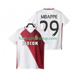 Günstige Fußball Trikotsatz AS Monaco Mbappé 29 2016 2017 Herren Heimtrikot Kurzarm