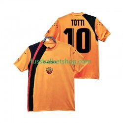 Günstige Fußball Trikotsatz AS Rom TOTTI 10 2005 Retro Herren Heimtrikot 2006 Kurzarm