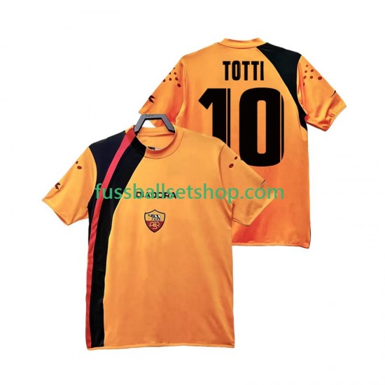 Günstige Fußball Trikotsatz AS Rom TOTTI 10 2005 Retro Herren Heimtrikot 2006 Kurzarm