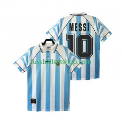 Günstige Fußball Trikotsatz Argentinien Lionel Messi 10 1996 1997 Retro Herren Heimtrikot Kurzarm
