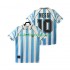 Günstige Fußball Trikotsatz Argentinien Lionel Messi 10 1996 1997 Retro Herren Heimtrikot Kurzarm