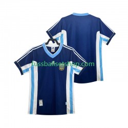 Günstige Fußball Trikotsatz Argentinien Retro Herren Auswärtstrikot 1998 Kurzarm