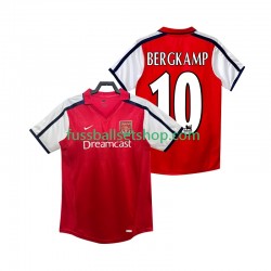 Günstige Fußball Trikotsatz Arsenal BERGKAMP 10 2001 Retro Herren Heimtrikot 2002 Kurzarm