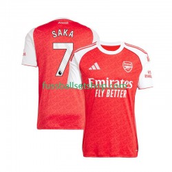 Günstige Fußball Trikotsatz Arsenal Bukayo Saka 7 Herren Heimtrikot 2025-2026 Kurzarm