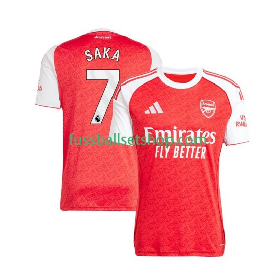 Günstige Fußball Trikotsatz Arsenal Bukayo Saka 7 Herren Heimtrikot 2025-2026 Kurzarm