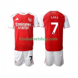 Günstige Fußball Trikotsatz Arsenal Bukayo Saka 7 Kinder Heimtrikot 2025-2026 Kurzarm