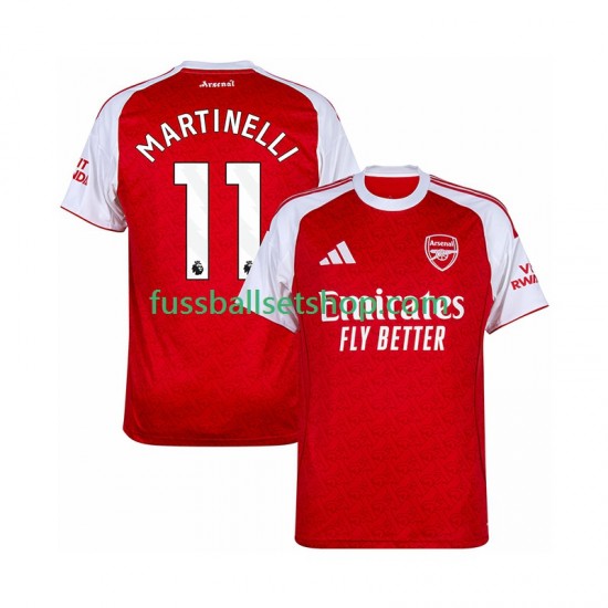 Günstige Fußball Trikotsatz Arsenal Martin Zubimendi 11 Herren Heimtrikot 2025-2026 Kurzarm