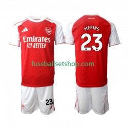 Günstige Fußball Trikotsatz Arsenal Merino 23 Kinder Heimtrikot 2025-2026 Kurzarm
