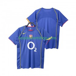 Günstige Fußball Trikotsatz Arsenal 2004 2005 Retro Herren Auswärtstrikot Kurzarm