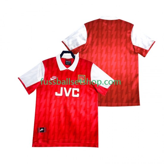 Günstige Fußball Trikotsatz Arsenal 1993 Retro Herren Heimtrikot 1994 Kurzarm