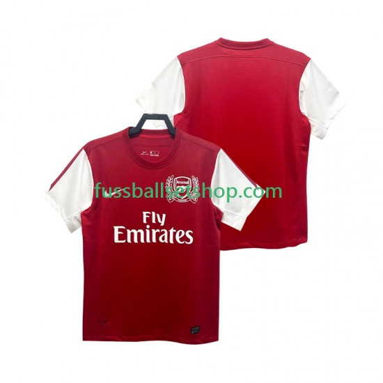 Günstige Fußball Trikotsatz Arsenal 2012 Retro Herren Heimtrikot 2011 Kurzarm