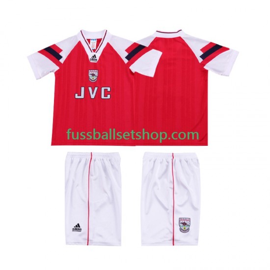 Günstige Fußball Trikotsatz Arsenal 1992 Retro Kinder Heimtrikot 1994 Kurzarm