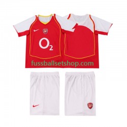 Günstige Fußball Trikotsatz Arsenal 2004 2005 Retro Kinder Heimtrikot Kurzarm