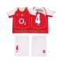 Günstige Fußball Trikotsatz Arsenal VIEIRA 4 2004 2005 Retro Kinder Heimtrikot Kurzarm