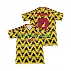 Günstige Fußball Trikotsatz Arsenal WRIGHT 8 199 1993 Retro Herren Auswärtstrikot Kurzarm