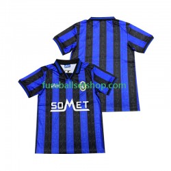 Günstige Fußball Trikotsatz Atalanta Bergamo 1996 1997 Herren Heimtrikot Kurzarm