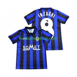 Günstige Fußball Trikotsatz Atalanta Bergamo INZAGHI 8 1996 1997 Herren Heimtrikot Kurzarm