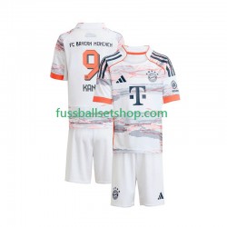 Günstige Fußball Trikotsatz FC Bayern München Harry Kane 9 Kinder Auswärtstrikot 2025-2026 Kurzarm
