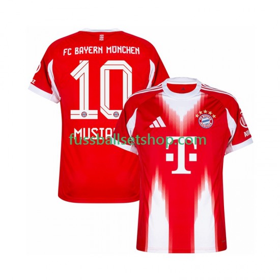 Günstige Fußball Trikotsatz FC Bayern München Jamal Musiala 10 Herren Heimtrikot 2025-2026 Kurzarm