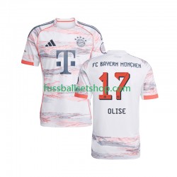 Günstige Fußball Trikotsatz FC Bayern München Michael Olise 17 Herren Auswärtstrikot 2025-2026 Kurzarm