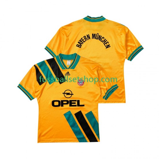 Günstige Fußball Trikotsatz FC Bayern München 1993 1996 Retro Herren Auswärtstrikot Kurzarm