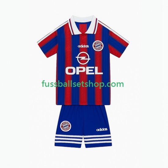 Günstige Fußball Trikotsatz FC Bayern München 1995 1997 Retro Kinder Heimtrikot Kurzarm
