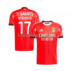 Günstige Fußball Trikotsatz Benfica Kerem Akturkoglu 17 Herren Heimtrikot 2025-2026 Kurzarm