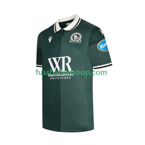 Günstige Fußball Trikotsatz Blackburn Rovers Herren Ausweichtrikot 2025-2026 Kurzarm