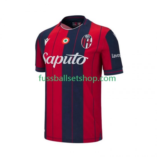 Günstige Fußball Trikotsatz Bologna Herren Heimtrikot 2025-2026 Kurzarm
