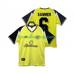 Günstige Fußball Trikotsatz Borussia Dortmund SAMMER 6 1995 1996 Retro Herren Heimtrikot Kurzarm