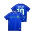 Günstige Fußball Trikotsatz Brasilien RIVALDO 10 Retro Herren Auswärtstrikot 1998 Kurzarm