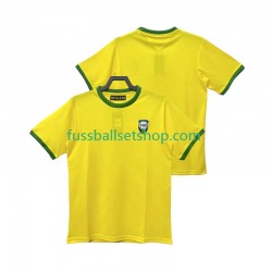 Günstige Fußball Trikotsatz Brasilien 1970 Retro Herren Heimtrikot Kurzarm