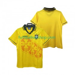 Günstige Fußball Trikotsatz Brasilien Retro Herren Heimtrikot 1994 Kurzarm