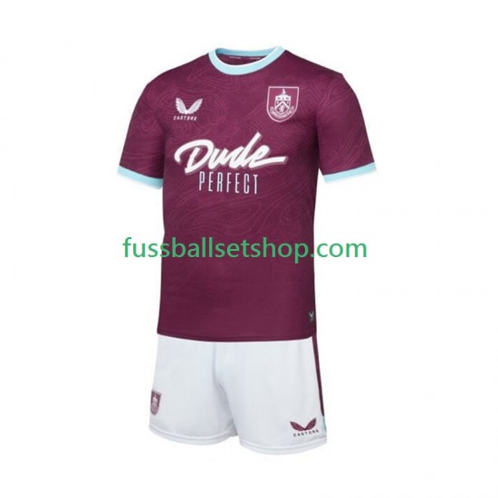 Günstige Fußball Trikotsatz Burnley Kinder Heimtrikot 2025-2026 Kurzarm