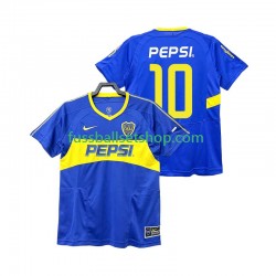 Günstige Fußball Trikotsatz Boca Juniors PEPSI 10 2003 2004 Retro Herren Heimtrikot Kurzarm