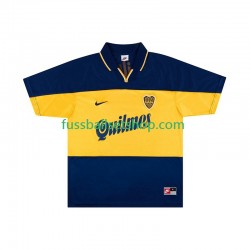Günstige Fußball Trikotsatz Boca Juniors 2000 Retro Herren Heimtrikot 1999 Kurzarm