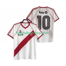 Günstige Fußball Trikotsatz River Plate 10 1986 Retro Herren Heimtrikot Kurzarm