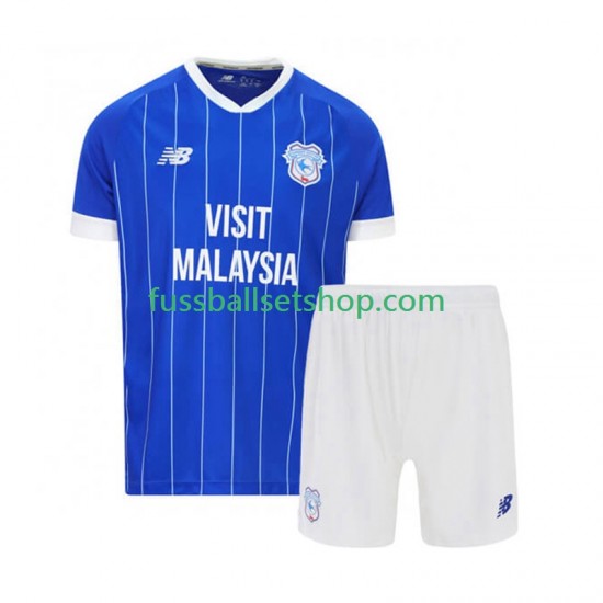 Günstige Fußball Trikotsatz Cardiff City Herren Heimtrikot 2025-2026 Kurzarm