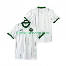 Günstige Fußball Trikotsatz Celtic Glasgow FC 1982 1983 Retro Herren Auswärtstrikot Kurzarm