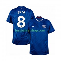 Günstige Fußball Trikotsatz Chelsea Enzo Fernandez 8 Herren Heimtrikot 2025-2026 Kurzarm