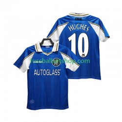 Günstige Fußball Trikotsatz Chelsea HUGHES 10 1997 Retro Herren Heimtrikot 1999 Kurzarm