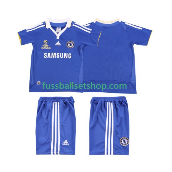 Günstige Fußball Trikotsatz Chelsea 2007 Retro Kinder Heimtrikot 2008 Kurzarm