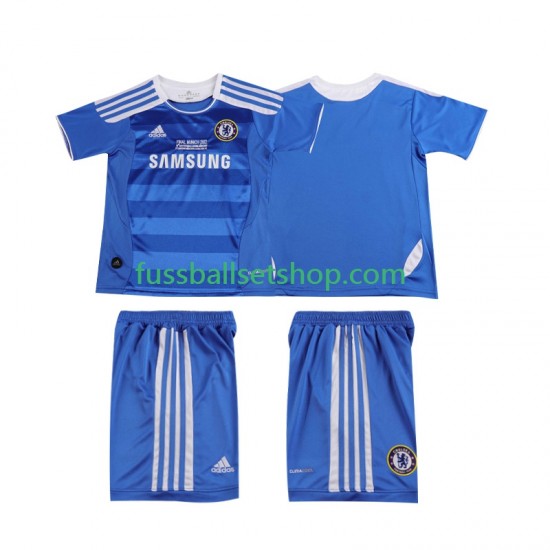 Günstige Fußball Trikotsatz Chelsea 2012 Retro Kinder Heimtrikot 2011 Kurzarm