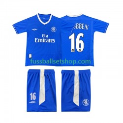 Günstige Fußball Trikotsatz Chelsea Robben 16 2003 2005 Retro Kinder Heimtrikot Kurzarm
