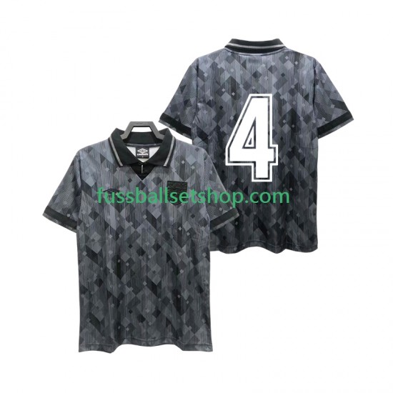 Günstige Fußball Trikotsatz England 4 1990 Retro Herren Auswärtstrikot Kurzarm