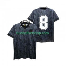 Günstige Fußball Trikotsatz England 8 1990 Retro Herren Auswärtstrikot Kurzarm