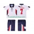 Günstige Fußball Trikotsatz England Beckham 7 Retro Kinder Heimtrikot 1998 Kurzarm
