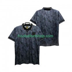 Günstige Fußball Trikotsatz England 1990 Retro Herren Auswärtstrikot Kurzarm