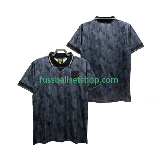 Günstige Fußball Trikotsatz England 1990 Retro Herren Auswärtstrikot Kurzarm