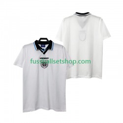 Günstige Fußball Trikotsatz England 1996 Retro Herren Heimtrikot Kurzarm